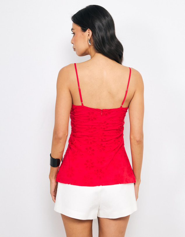 AERE - Vivi Cotton Broderie Cami Top