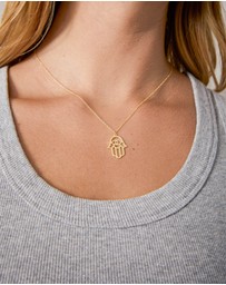 Bianc - Large Chamsa Necklace
