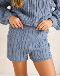 Rhythm - Stanley Cable Knit Shorts