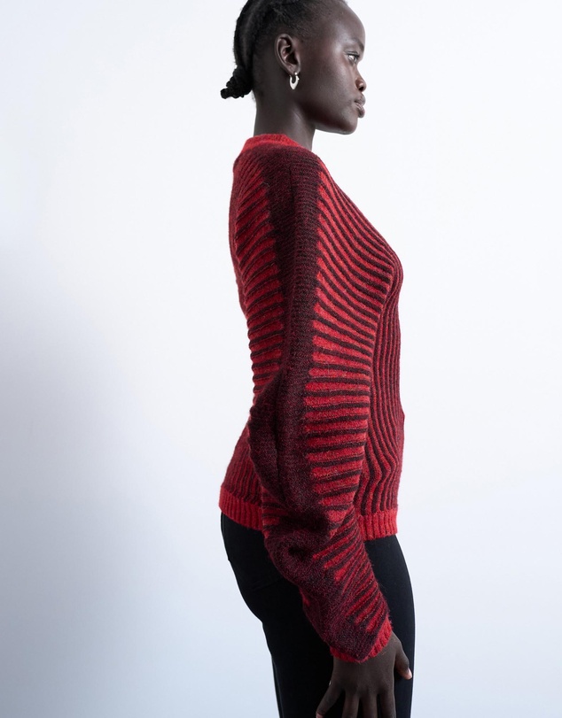 TOPSHOP - Cocoon Plated Ribbed Jumper