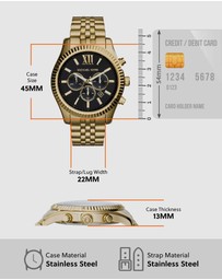 Michael Kors - Michael Kors Lexington Gold Watch MK8286