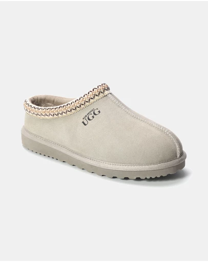 AusWooli Ugg Boots - Croydon Sheepskin Ankle Braid Slippers