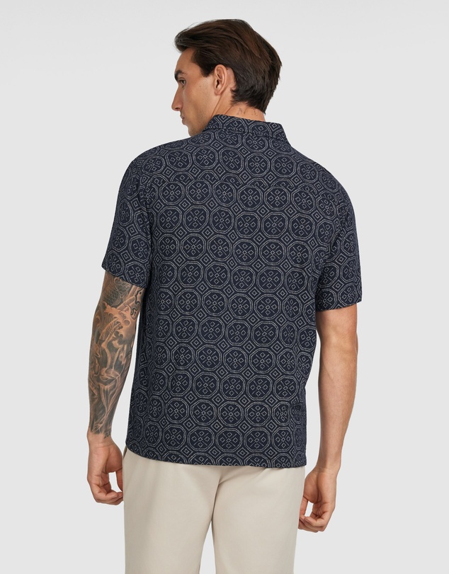 Tarocash - Bayan Textured Geo Shirt