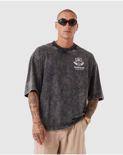 Zanerobe - Crest Flow Tee GD Ash Grey