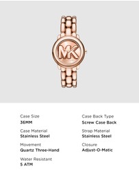 Michael Kors - Phoebe Two Tone Analogue Watch