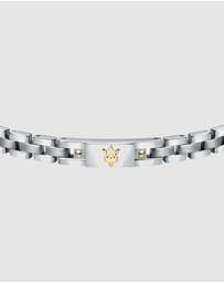 Maserati - Stainless Steel Trident 22cm Bracelet