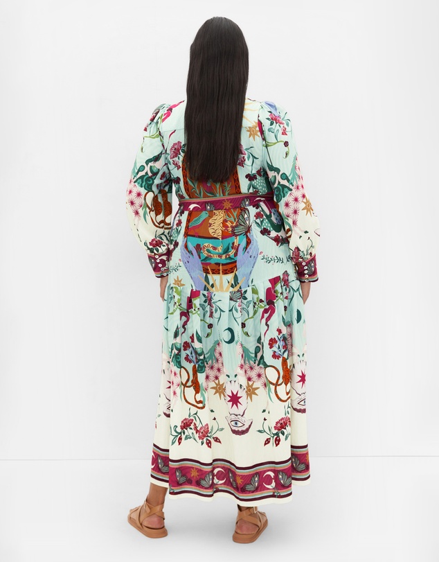 City Chic - Ezra Print Maxi Dress