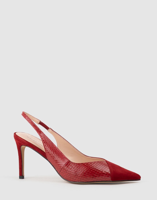 Edward Meller - AMITA85 Combination Slingback Pump