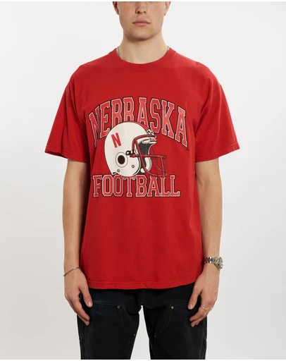 Vintage by The Real Deal - Pre Loved - 90s NCAA Nebraska Huskers Tee