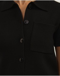 Atmos&Here - Sana Short Sleeve Knit Cardigan