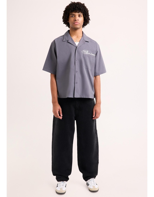 Black Noise White Rain - El Porter Short Sleeve Shirt