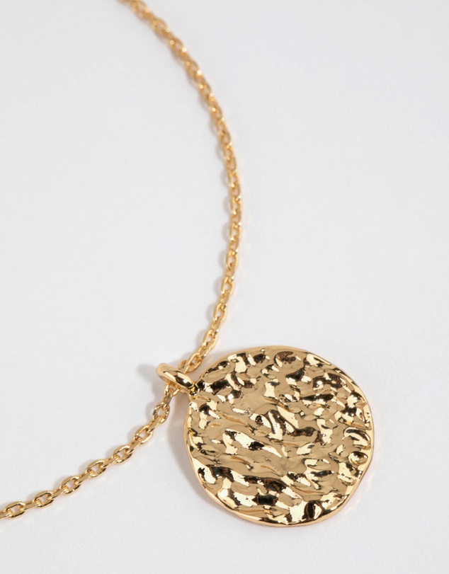 Lovisa - Gold Plated Freshwater Pearl & Molten Necklace Set