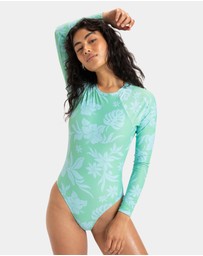 Roxy - Womens Hula Hibiscus One Piece Swimsuit