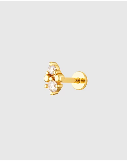 HOUSE OF SLANI - Trix Flat Back Piercing Stud