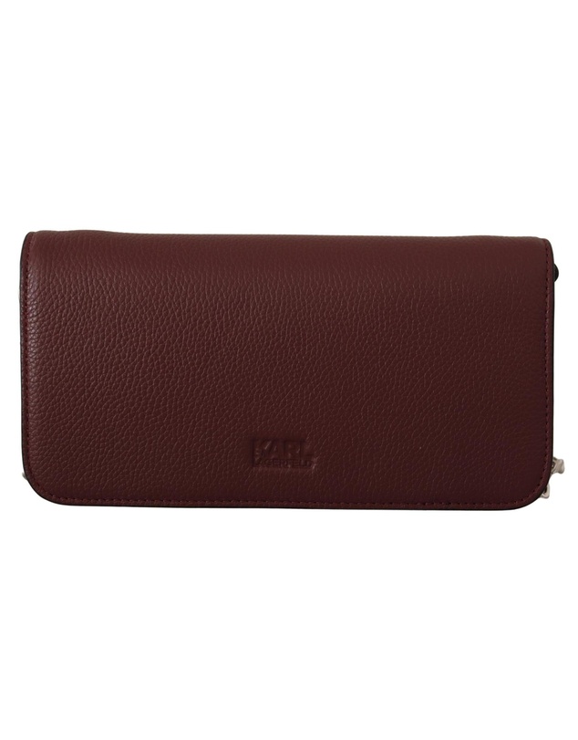 Pre-Loved by Azura Reborn - Pre-Loved Karl Lagerfeld KIKONIC Chain Bag Burgundy