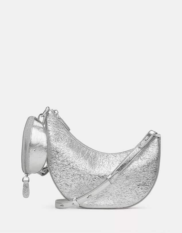 Kate Spade - Duo Crinkle Metallic Leather Crossbody Bag