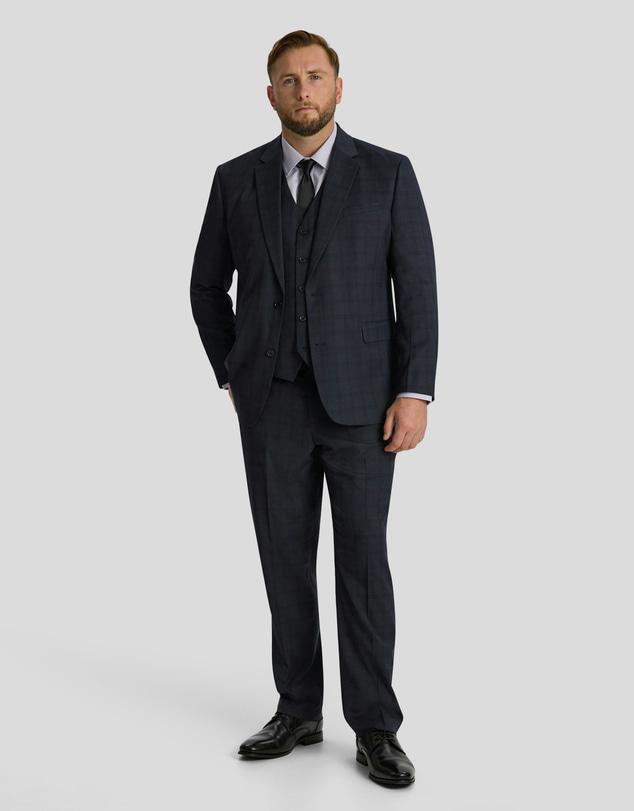 Johnny Bigg - Henry Check Stretch Dress Pant