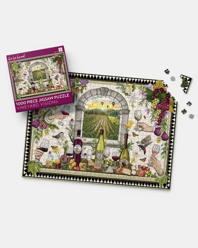 La La Land - Vineyard Visions 1000 Piece Jigsaw Puzzle