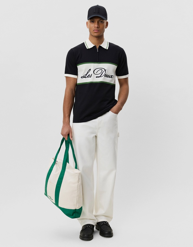 Les Deux - Knitted Zipper Polo
