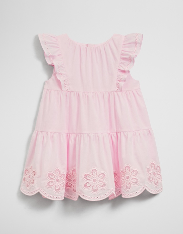 Country Road - Sleeveless Scallop Frill Dress