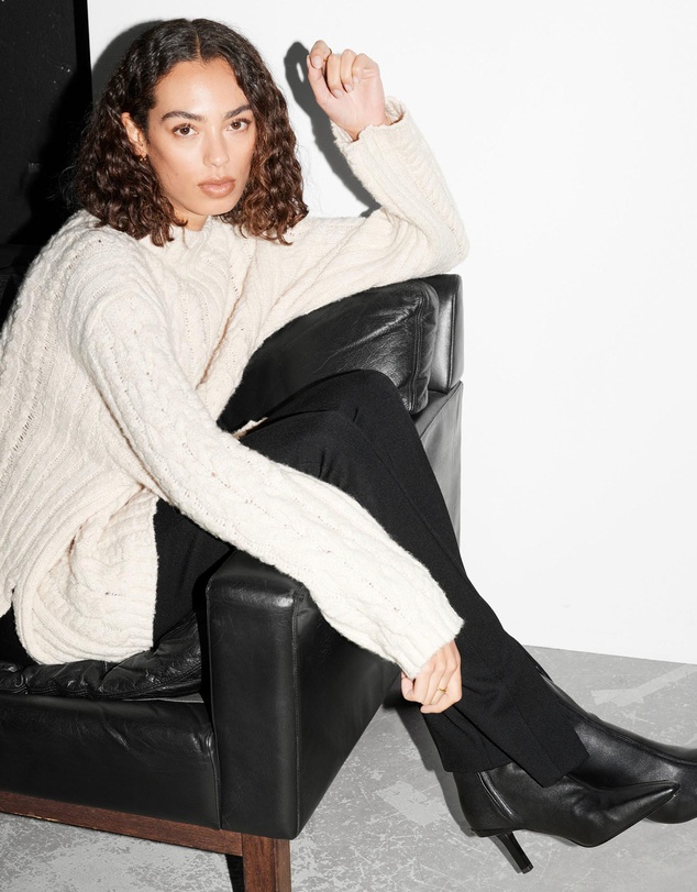 & Other Stories - Stretch-Leather Ankle Boots