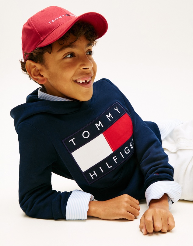Tommy Hilfiger - Heritage Flag Badge Terry Hoody - Teens