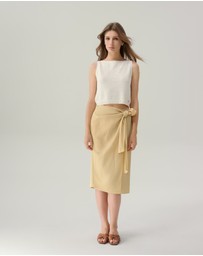 IDA+S - Kate Wrap Midi Skirt