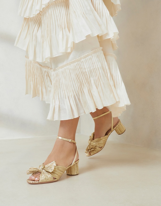 Loeffler Randall - Dahlia Pleated Bow Heels