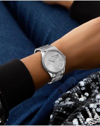 GUESS - Guess Roxy Ladies Silver Tone Analogue Watch