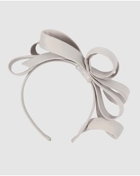 Max Alexander - Large Satin Bow Racing Fascinator