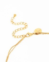 Lovisa - Waterproof Gold Plated Stainless Steel Heart Pendant Layered Necklace