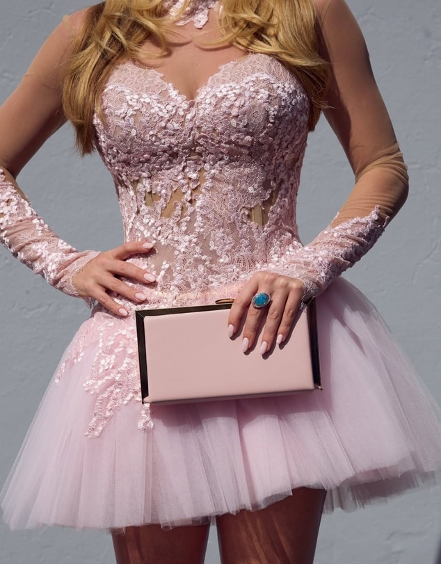 Izoa - Amanda Clutch Pink