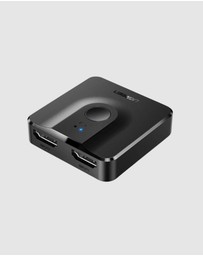 Ugreen - UGreen 2-Port Bi-Directional HDMI Switcher 4K 30Hz Plug Play Black