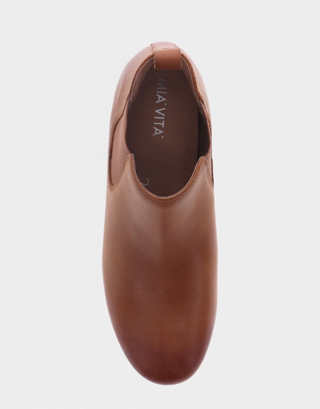 Mia Vita - Sally Chelsea Boot - Dark Tan