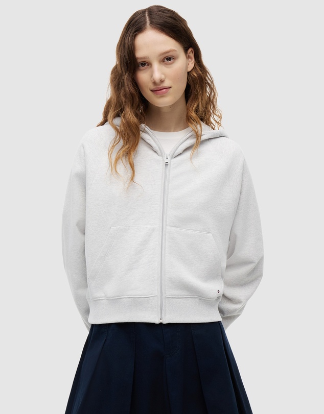 Tommy Jeans - Boxy S Flag Zip Thru Hoodie