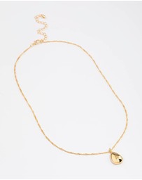 Lovisa - Gold Plated Dainty Drop Twisted Necklace