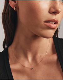 Michael Hill - Emerald Trio Necklace in 10kt Yellow Gold