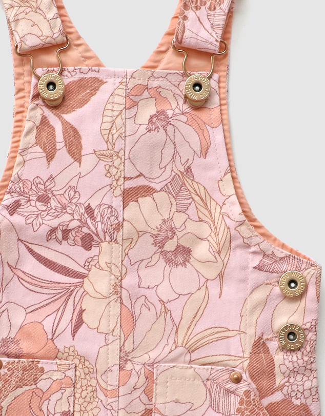 WITH LOVE FOR KIDS - Hazel Denim Pinafore Dress - Babies - Kids