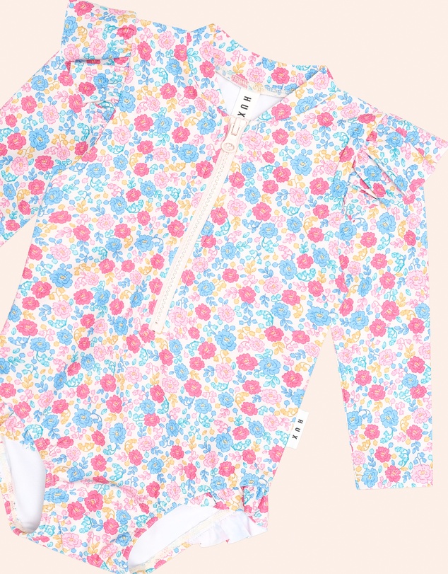 Huxbaby - Vintage Floral Swimsuit - Babies-Teens