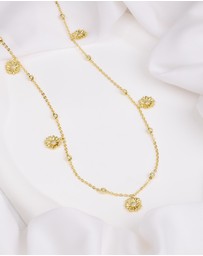 Wanderlust + Co - Daisy Multi Gold Body Chain