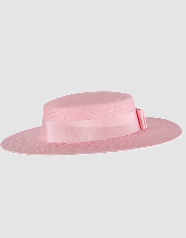 Max Alexander - Pink Boater Hat