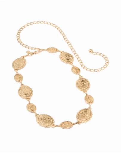 Lovisa - Gold Western Oval Belt