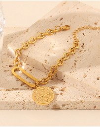 Zoe Olivia - Waterproof Muse Medalion Link Bracelet