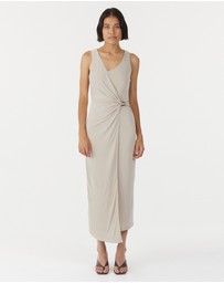 Third Form - Stirling Twist Cross Over Midi Dress