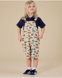 Goldie + Ace - Diggers James Pocket Overalls - Babies-Kids