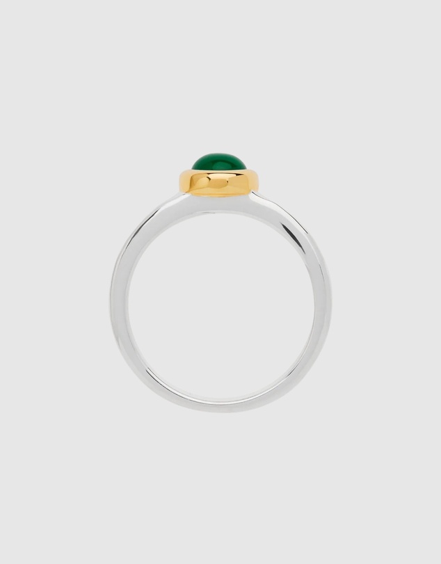 Najo - Solace 2-Tone Green Onyx Ring