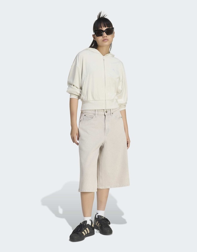 adidas Originals - MID RISE DENIM JORTS Womens