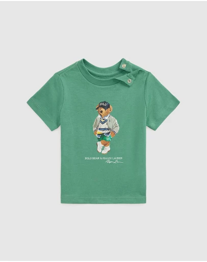 Polo Ralph Lauren - Polo Bear Cotton Jersey Tee - Babies