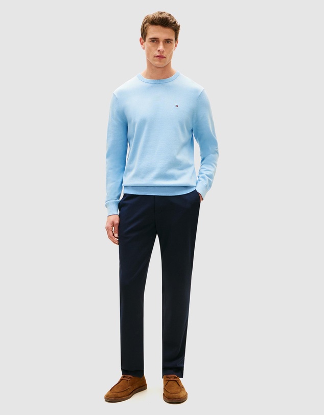 Tommy Hilfiger - Flag Embroidery Crew Neck Jumper