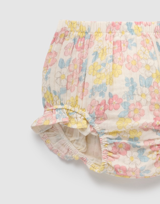 Purebaby - Ruffle Bloomer-Kids-Babies